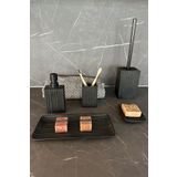 Prima Nova Elowen 5'li Banyo Seti Siyah