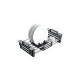 Prima Nova, Primanova Bianka Genişletilebilir Lavabo Üstü Alüminyum Bulaşık Sepeti D 14659 İnox, PRA-2173243-9732