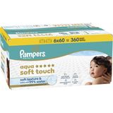 Prima Pampers Aqua Soft Touch 6x60 Yaprak Islak Havlu Mendil