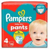 Prima Pampers Baby-Dry Külot Bez 4 Numara Bebek Bezi 23 Lü - 4 Beden