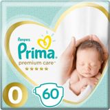 Prima Prematüre Bebek Bezi Yenidoğan 0 Numara 30*2 60 Adet