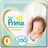 Prima Prematüre Bebek Bezi Yenidoğan 0 Numara 30*5 150 Adet