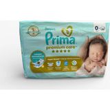 Prima Premium Care 0 Numara Yenidoğan Bebek Bezi 30 Adet (0-4 Kg) Ultra Yumuşak, Nefes Alabilir, Gece Boyu Koruma