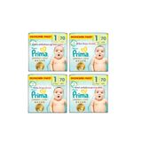 Prima Premium Care 1 Numara 70x4 = 280 adet Bebek Bezi