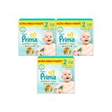 Prima Premium Care Bebek Bezi, Beden 2 (4-8 kg), 112 Adet, Ultra Fırsat Paketi