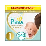 Prima Premium Care No:1 Yenidoğan 140 Adet Bebek Bezi