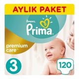 Prima Premium Care No:3 Midi 120 Adet Bebek Bezi