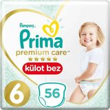 Prima Premium Care No:6 XLarge 56 Adet Külot Bebek Bezi