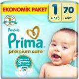 Prima PremiumCare Bebek Bezi Ekonomik Paket 1 Numara 70 Adet Bez