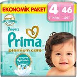 Prima PremiumCare Bebek Bezi Ekonomik Paket 4 Numara 46 Adet Bez