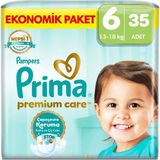 Prima PremiumCare Bebek Bezi Ekonomik Paket 6 Numara 35 Adet Bez