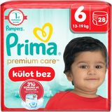 Prima PremiumCare Bebek Bezi Külot Bez 6 Numara 28 Adet Bez