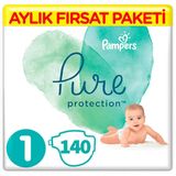 Prima Pure No:1 Yenidoğan 140 Adet Bebek Bezi