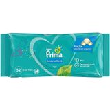 Prima Temiz ve Ferah Bitki Bazlı 52 Yaprak Islak Mendil