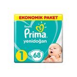 Prima Yenidoğan Bebek Bezi 1 Beden - Numara 2-5 kg 68 Adet
