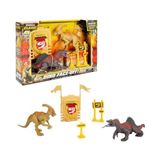 Primal Clash 2'li Dinozor Savaşı Oyun Seti - Trimetrodon Vs Parasaur - Option-1