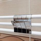 Primanova 4'lü Banyo Askısı Gri Renkli Plastik Malzemeden Ergonomik Tasarım ile Kullanışlı