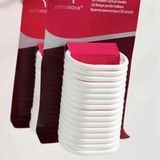 Primanova Beyaz Plastik Beyaz Perde Boru Halkası