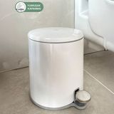 Primanova Cigo Pedallı Çöp Kovası 6L Beyaz