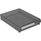 Primanova Dolap Içi Düzenleyici - Organizer 205*280*50 mm Şeffaf Siyah No:5