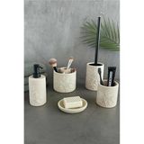 Primanova Leaf Banyo Seti 5 Parça - Bej