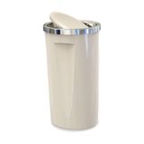 Primanova Lenox Plastik Bej Çöp Kovası 35 Litre Döner Kapaklı Bej