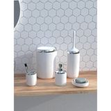Primanova Lima Xl Krom Dekorlu Banyo Seti Beyaz
