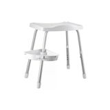 Primanova M KV35 01 Apollo Raflı Beyaz Duş Banyo Taburesi