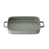 Primanova Neoflam Fika Gri 28 cm Dikdörtgen Aluminyum Grill Tava