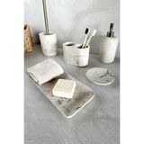 Primanova Octavia 5'li Bej Banyo Seti Modern Tasarım Poliresin Malzeme