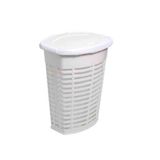 Primanova Palm Beyaz M-E44-01-01 Çamaşır Sepeti