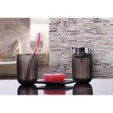 Primanova Polar 3 Lü Banyo Set Şeffaf Gri