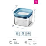 Primanova Seoul Kuru Gıda Saklama Kabı 550 ML - 11x11 x8cm