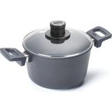 Primanova Woll D-WOLL120ILL Titanyum Indüksiyon Tencere 20 x 12CM - 20 cm - Siyah