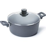 Primanova Woll D-WOLL128ILL Indüksiyon Tencere 28 x 12 cm - 28 cm - Gri
