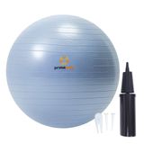 Primasole Denge Stabilitesi Fitness Egzersiz Pilates için Yoga ve Egzersiz Topu Ev Ofis ve Spor Salonu Şişirici Pompalı (45 cm Soluk Gri) PSS91NH057A