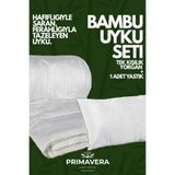 Primavera Home Bambu Tek Kişilik Uyku Seti – Yorgan + 1 Yastık | Doğal ve Hafif
