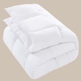 Primavera Home Çift Kişilik Mikrofiber Yorgan 195X215 cm – 4 Mevsim, Silikonize Elyaf Dolgulu, H - 100 x 100 cm