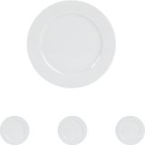 Prime 04ALM003092 Sing Yemek Tabağı, Porselen 4lü Paket - 0,5 L