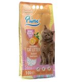 Prime 10 lt Kalın Taneli Portakal Kokulu Bentonit Kedi Kumu