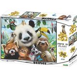 Prime 1006 3D Hayvanat Bahçesi Selfie 500 Parça Yetişkin Puzzle