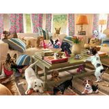 Prime 12235 3D Giordano Köpekler Oturma Odasında 300 Parça Puzzle