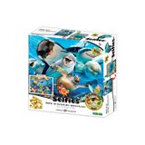 Prime 15039 3D Deniz Canlıları ve Kaplumbağa Selfie Çift Taraflı 100 Parça Puzzle