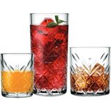 Prime 18 Parça Meşrubat Bardak Seti Shot-Viski-Meşrubat Bardağı - Option-1 - 0 - Siyah