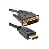 Prime 18+1 DVI HDMI Kablo Kısa HDMI DVI Kablo Uydu Cihazı Için DVI 18+1 HDMI Kablo 20 cm