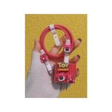 Prime 18W/20W ile Uyumlu Toy Pembe Ayıcık Şarj Kılıfı, Şarj Kablosu Örme Aparatı, Toparlayıcı, Kablo Koruyucu - 18 w