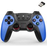 Prime 2.4g Kablosuz Gamepad Pc Uyumlu Pilli Joystick Oyun Kolu Kişiselleştirilmiş Düğme, Hassas Trigger Kaymaz Tasarım G2.4g (Koyu Mavi) - 001-Renkli