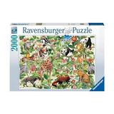 Prime 2000 Parça Orman Puzzle - 01-Mavi