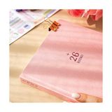 Prime 2026 Dikey Haftalık Ajanda 12 Aylık Sert Kapak 18X20 cm - Pembe - --