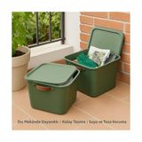 Prime 20LT Kapaklı Organizer Kutu – Dayanıklı Plastik Saklama Kutusu, Yan Kulplu, Renkli Büyük Boy Depolama Kutusu (40X30X25CM) (Renk Stok Durumuna Göre Gönderilir) - Option-1